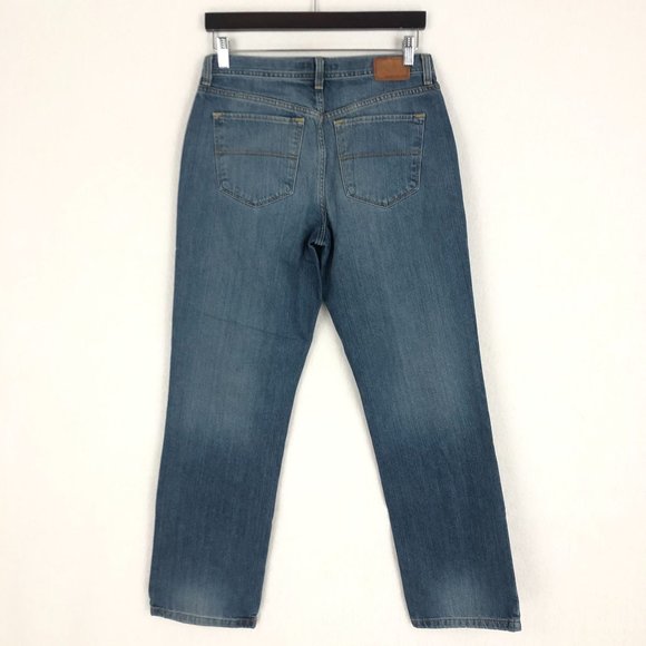 TOMMY HILFIGER Blue Straight Leg Jeans Women's Size 6R Medium Wash Denim Cotton - Picture 2 of 9